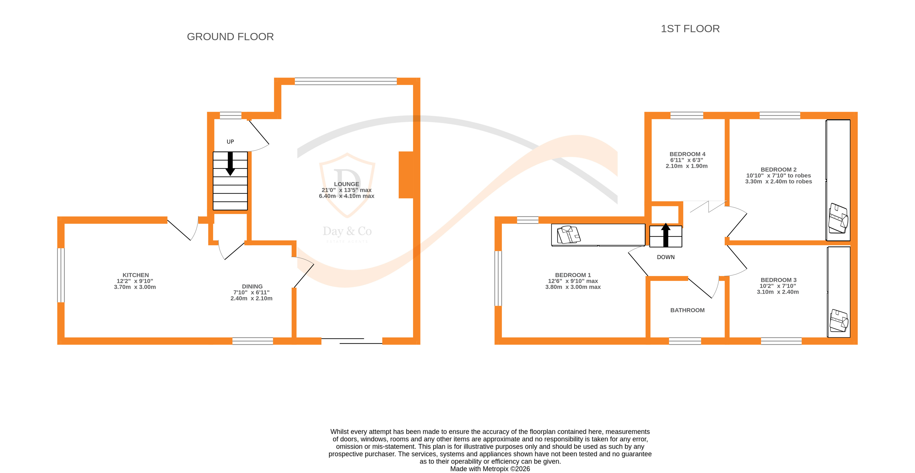 Floorplans For Park Close, Keighley, West Yorkshire