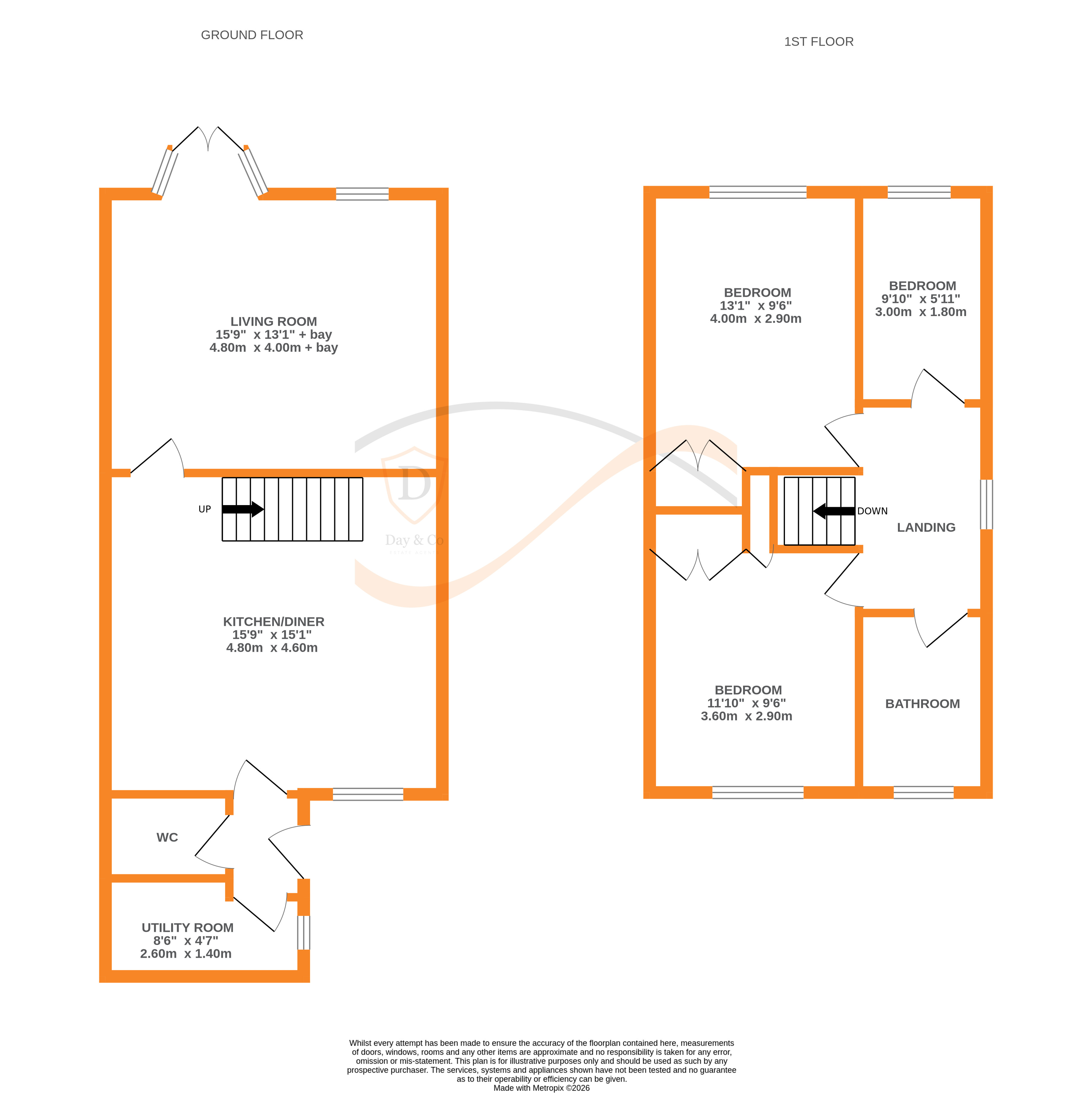 Floorplans For Haworth, Keighley, West Yorkshire