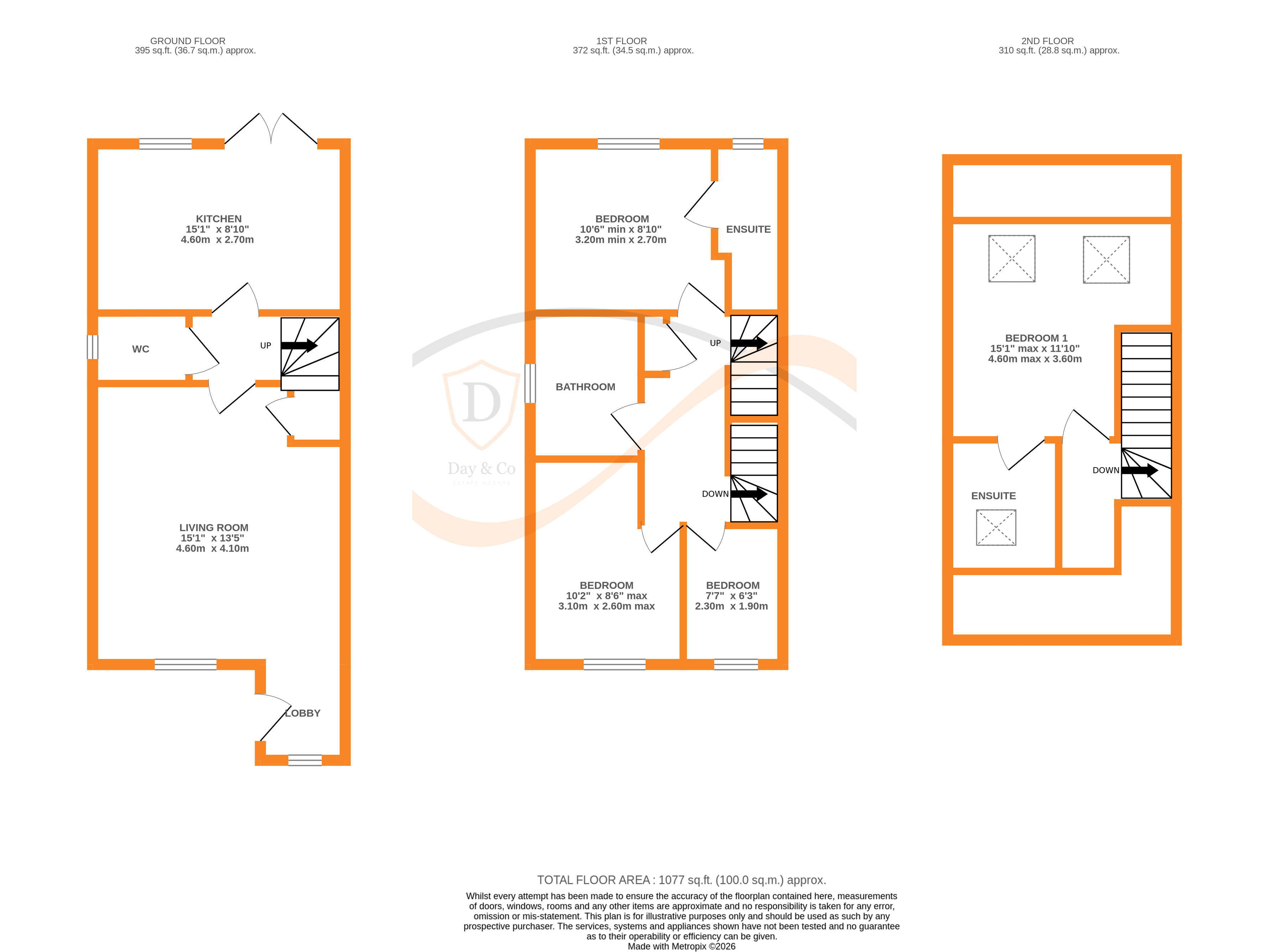 Floorplans For Off Shann Lane, Keighley