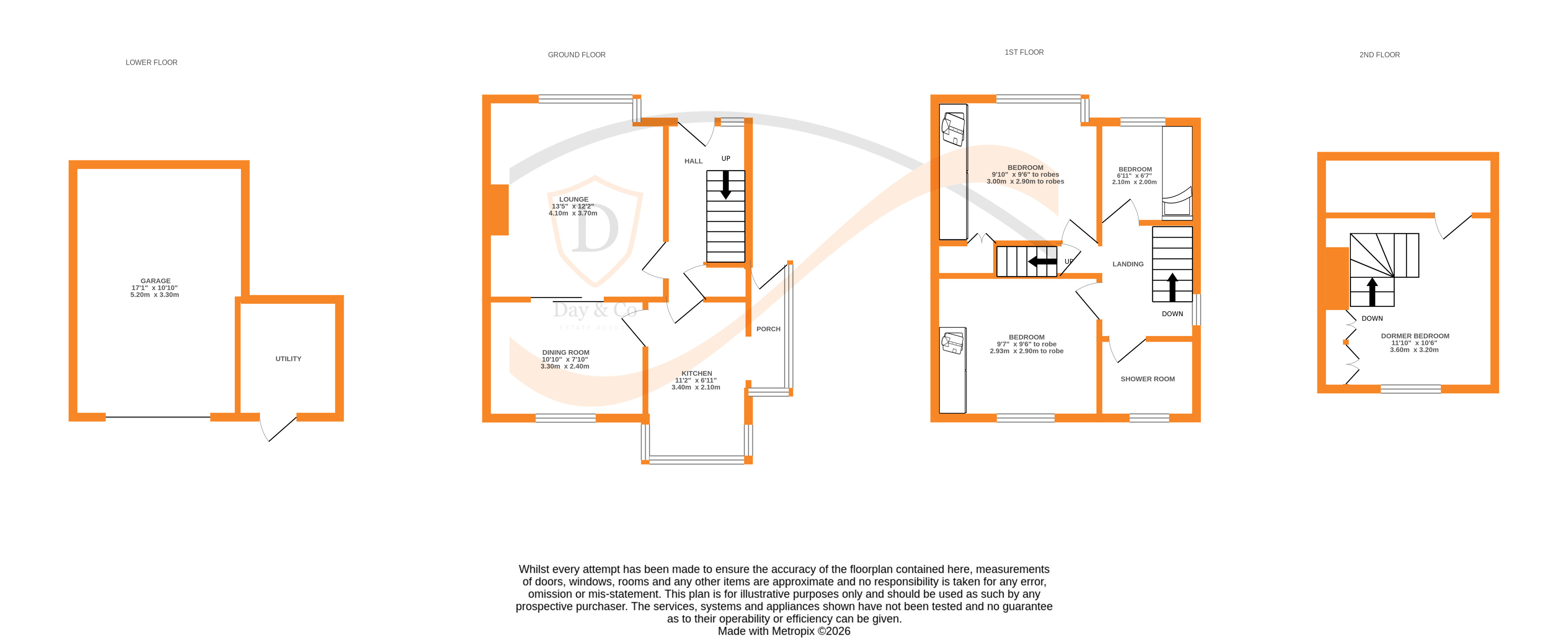 Floorplans For Shann Crescent, Keighley, West Yorkshire