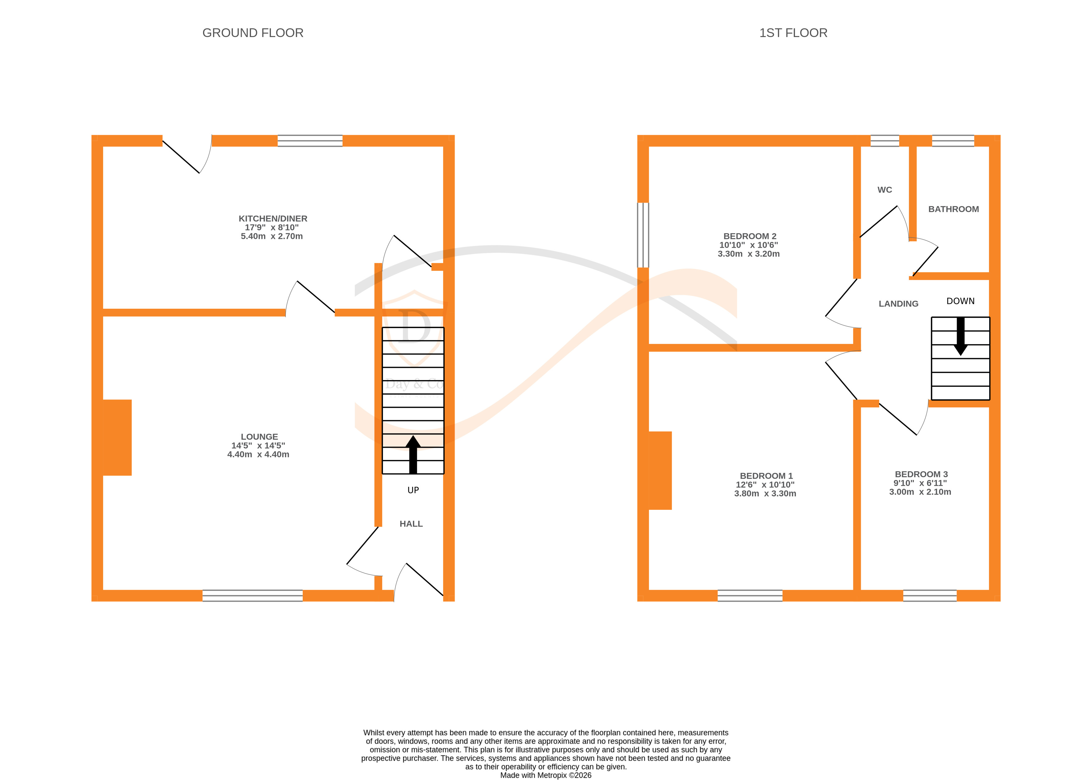 Floorplans For West Bank Rise, Keighley, West Yorkshire