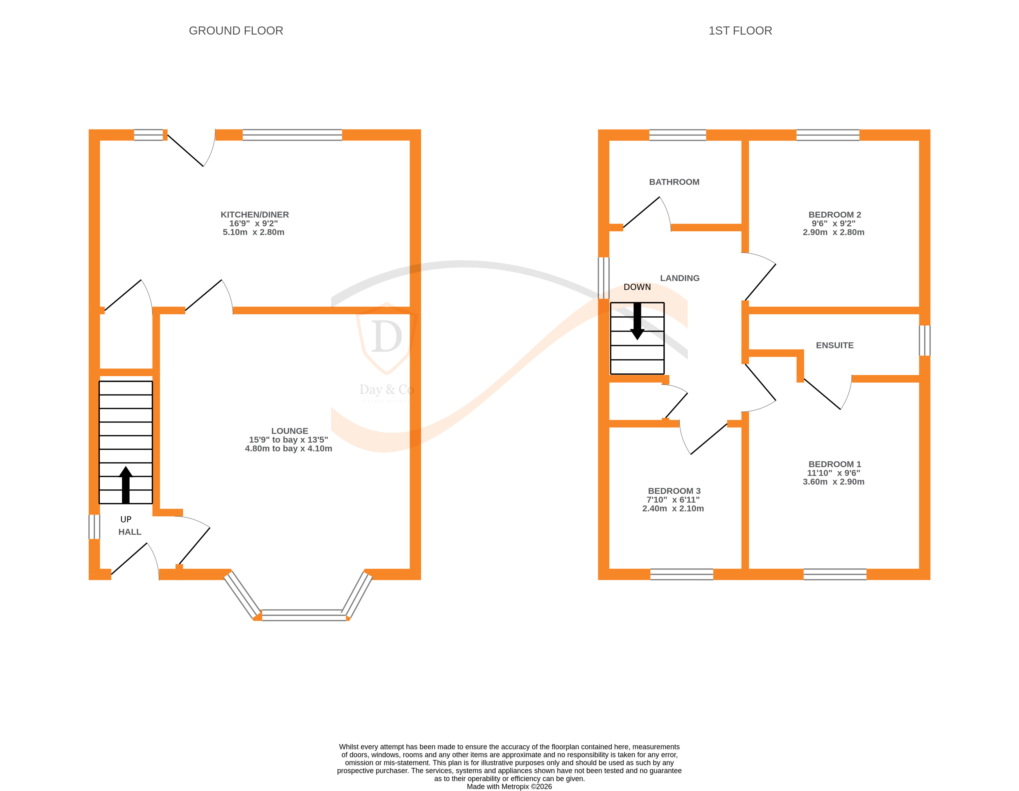 Floorplans For Oakworth, Keighley, West Yorkshire