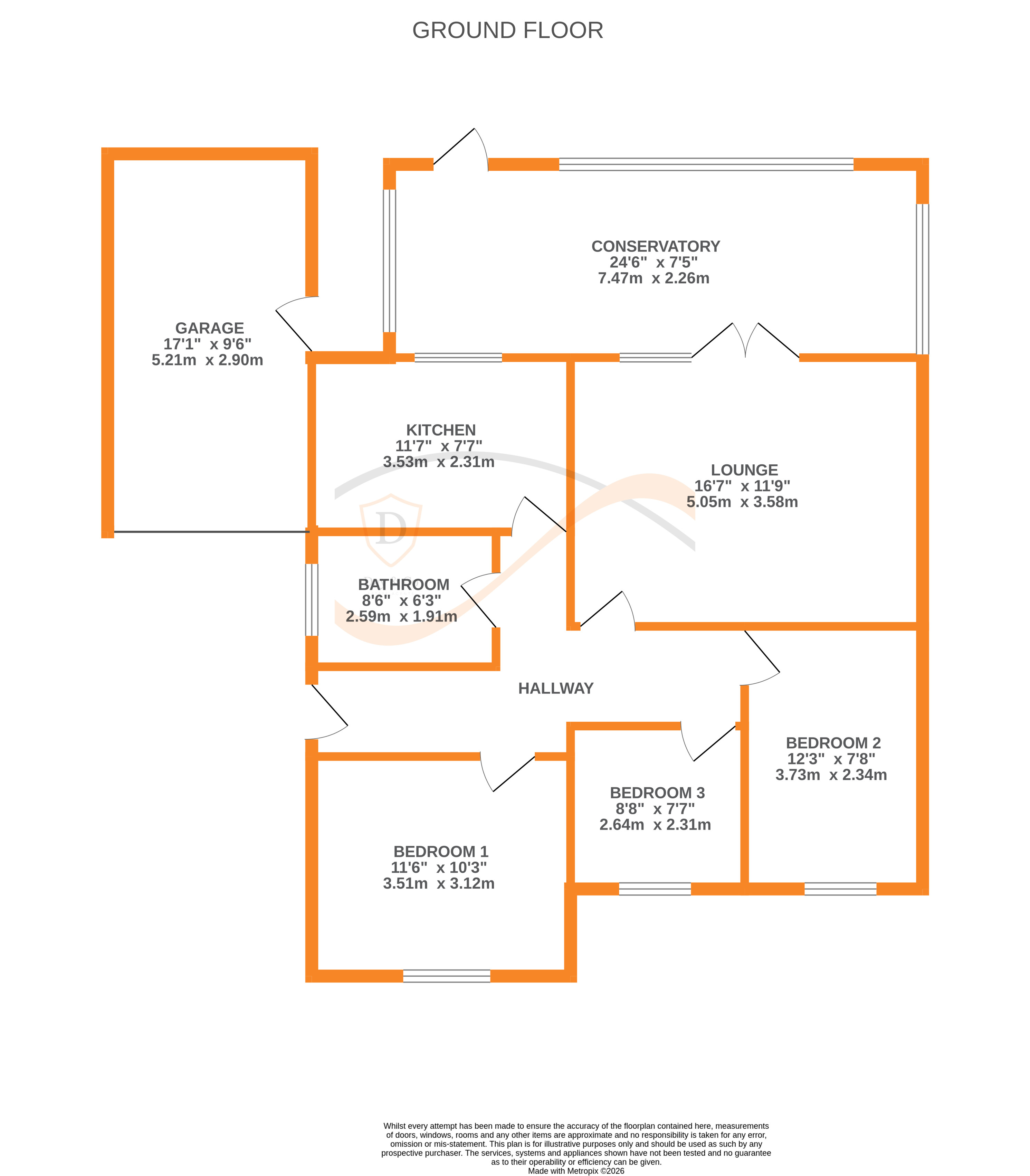 Floorplans For Oakworth, Keighley, West Yorkshire