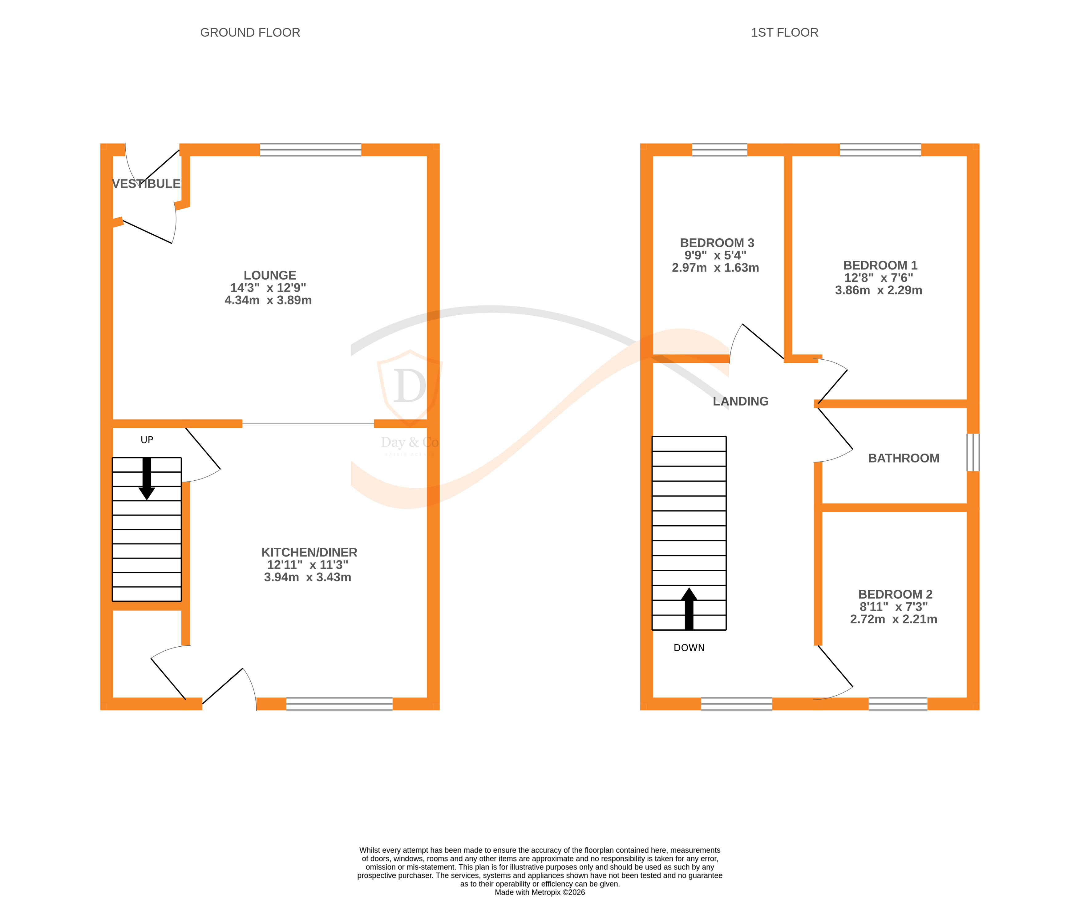 Floorplans For Haworth, Keighley, West Yorkshire