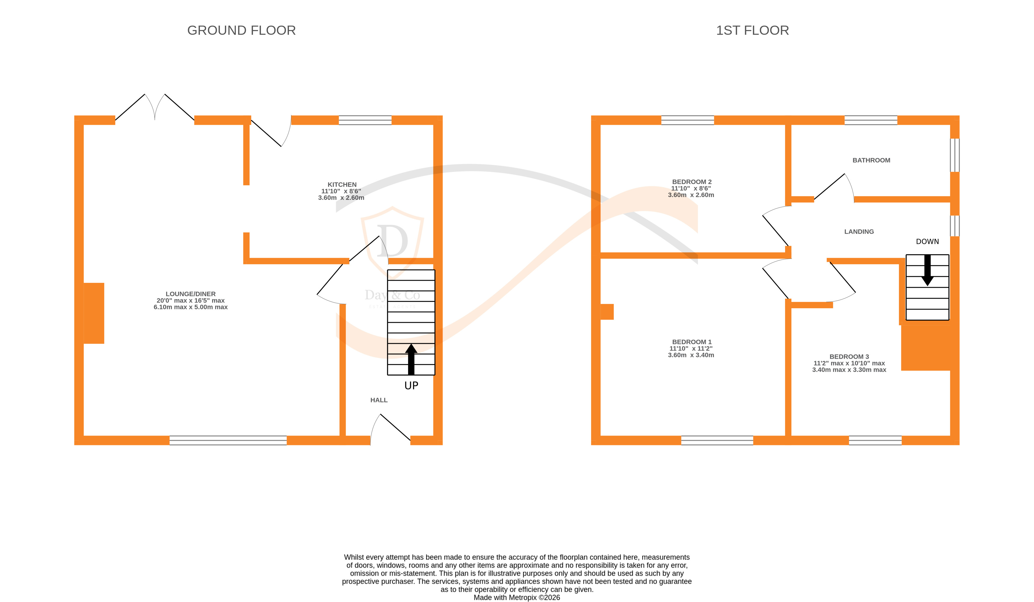 Floorplans For Rivock Avenue, Keighley, West Yorkshire