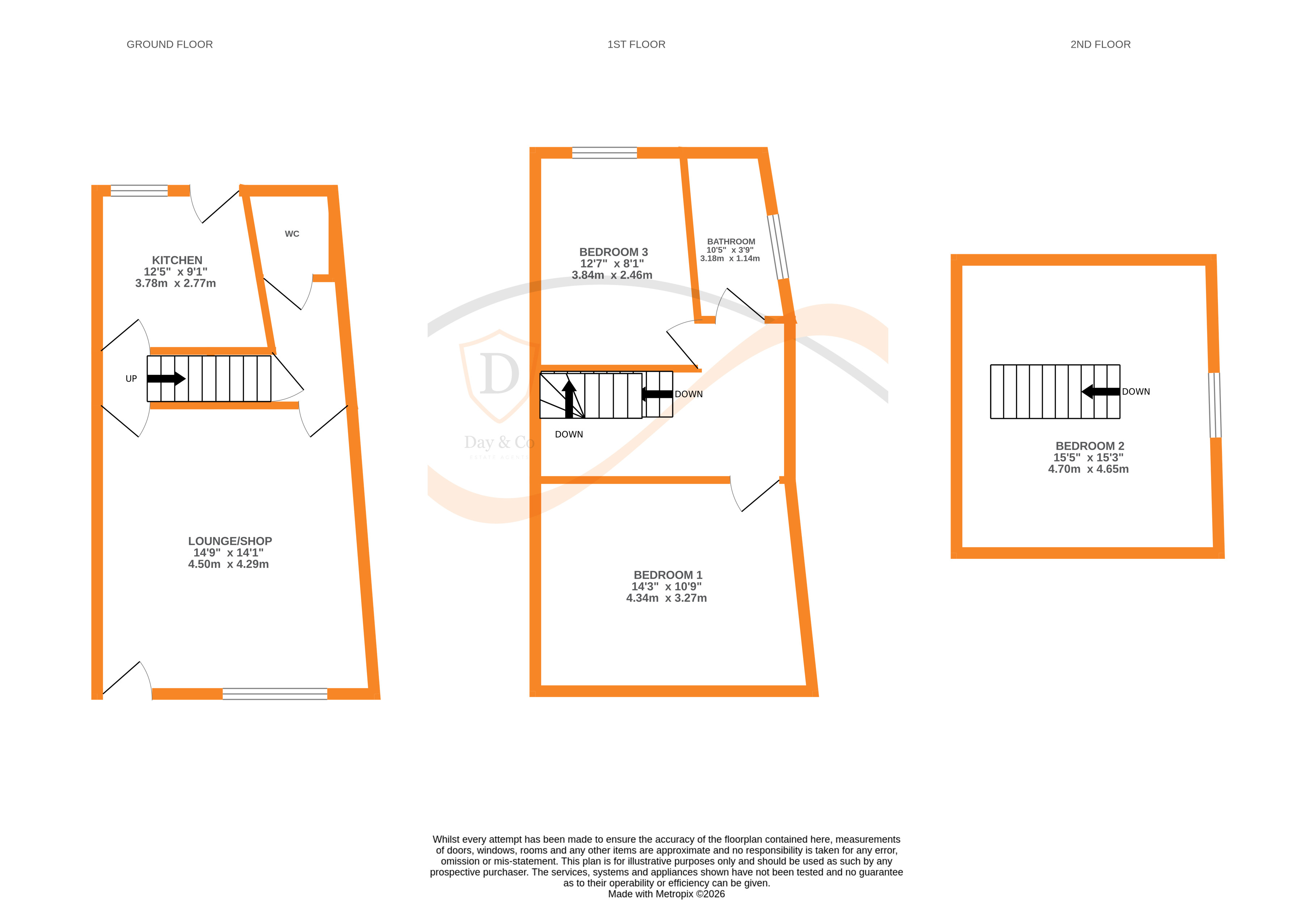 Floorplans For South Street, Keighley, West Yorkshire