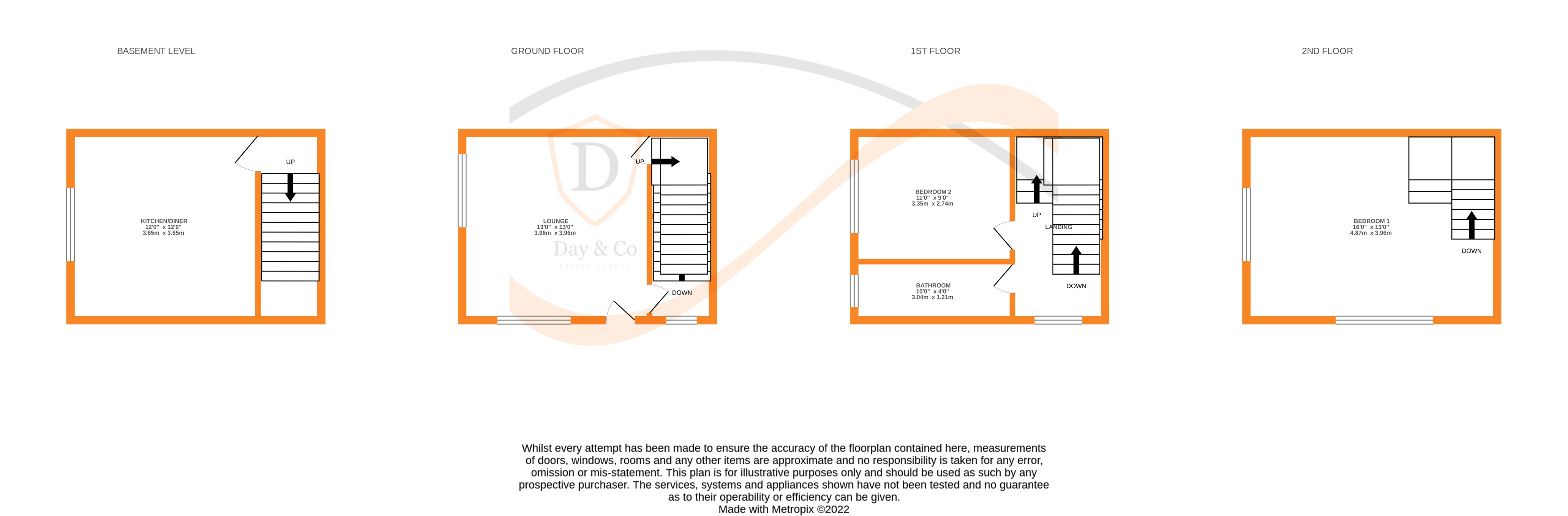 Floorplans For Chelsea Street, Keighley, West Yorkshire