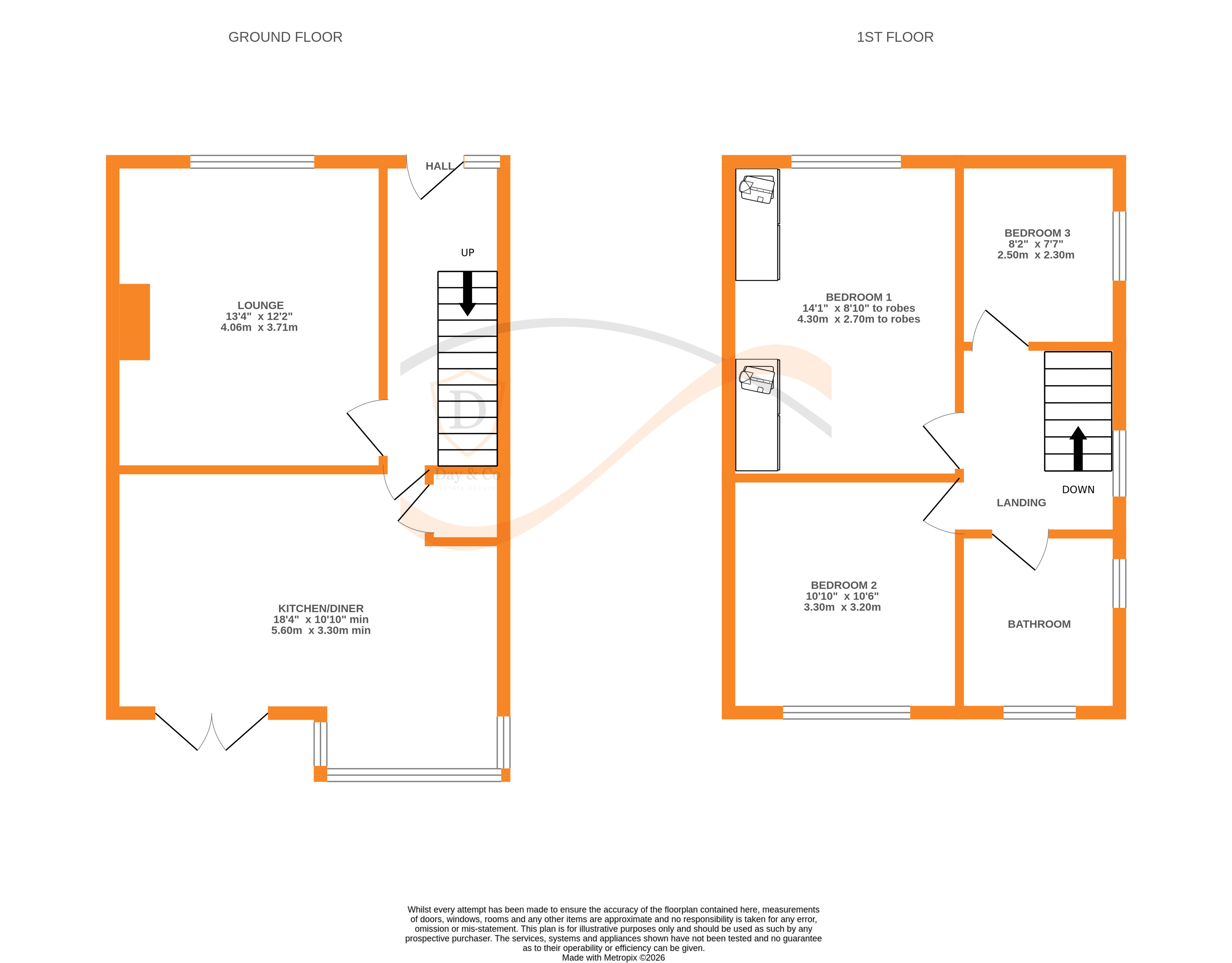 Floorplans For Oakworth, Keighley, West Yorkshire