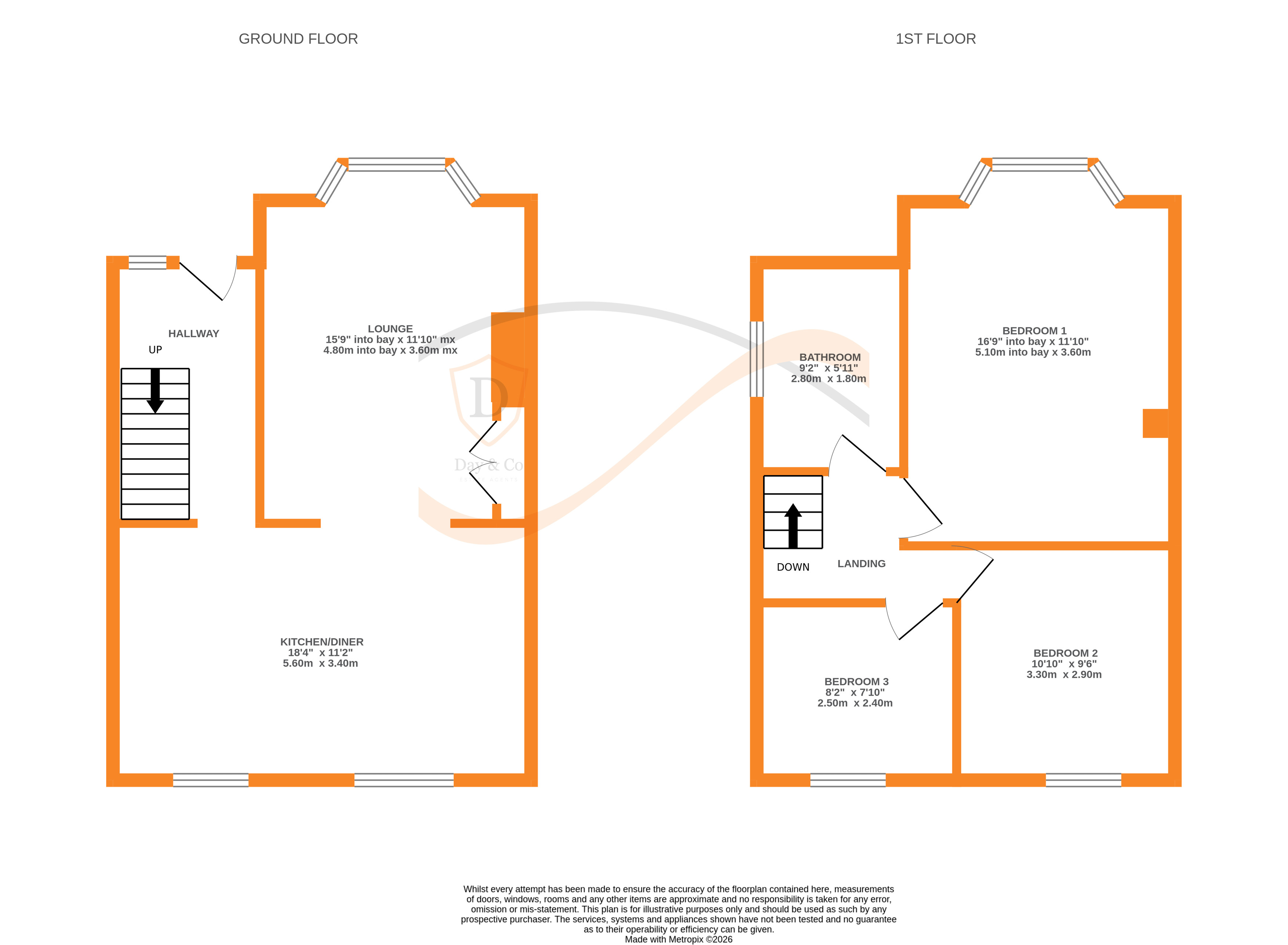 Floorplans For Hainworth Wood Road North, Keighley, West Yorkshire