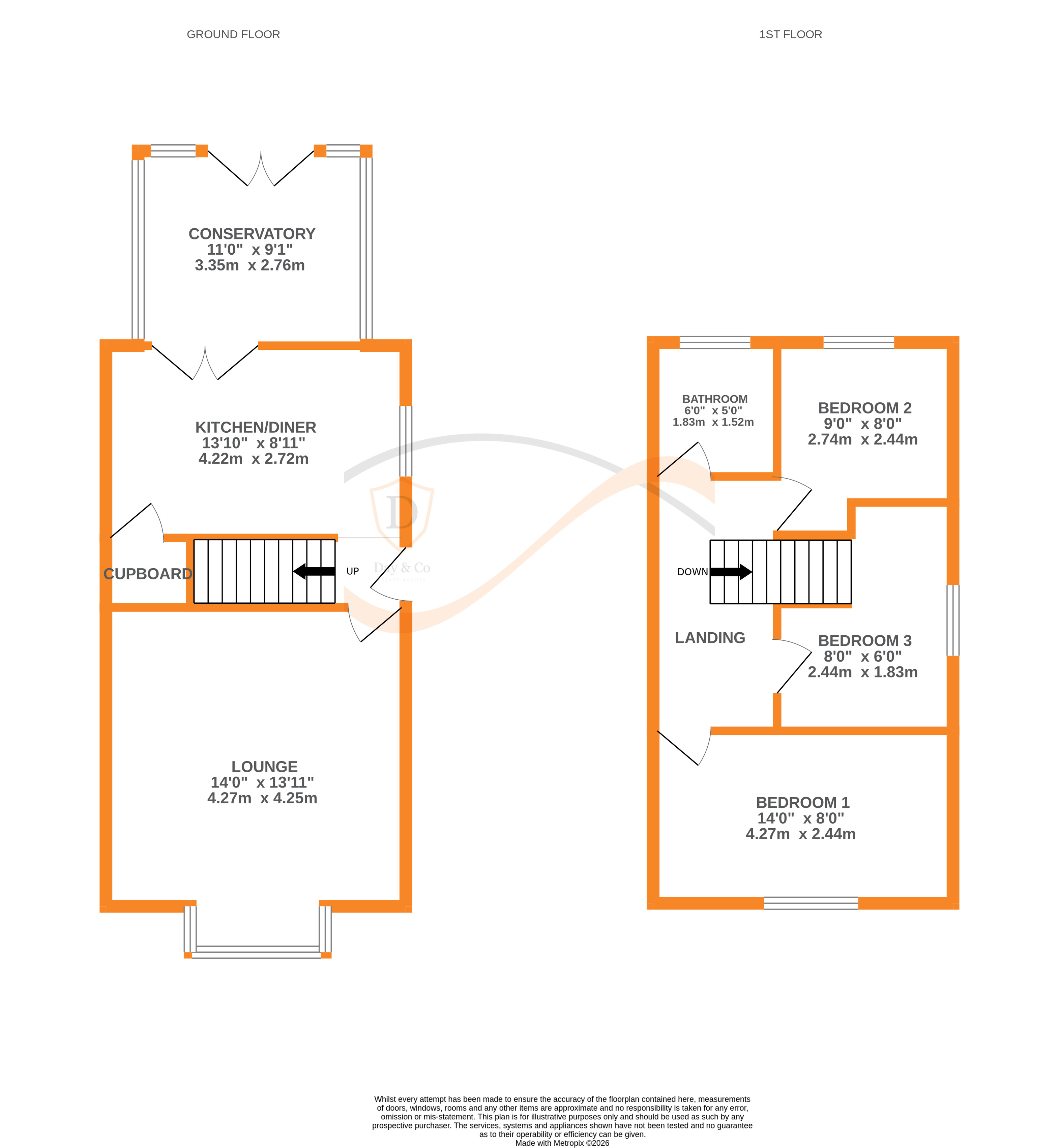 Floorplans For Long Lee Lane, Keighley, West Yorkshire