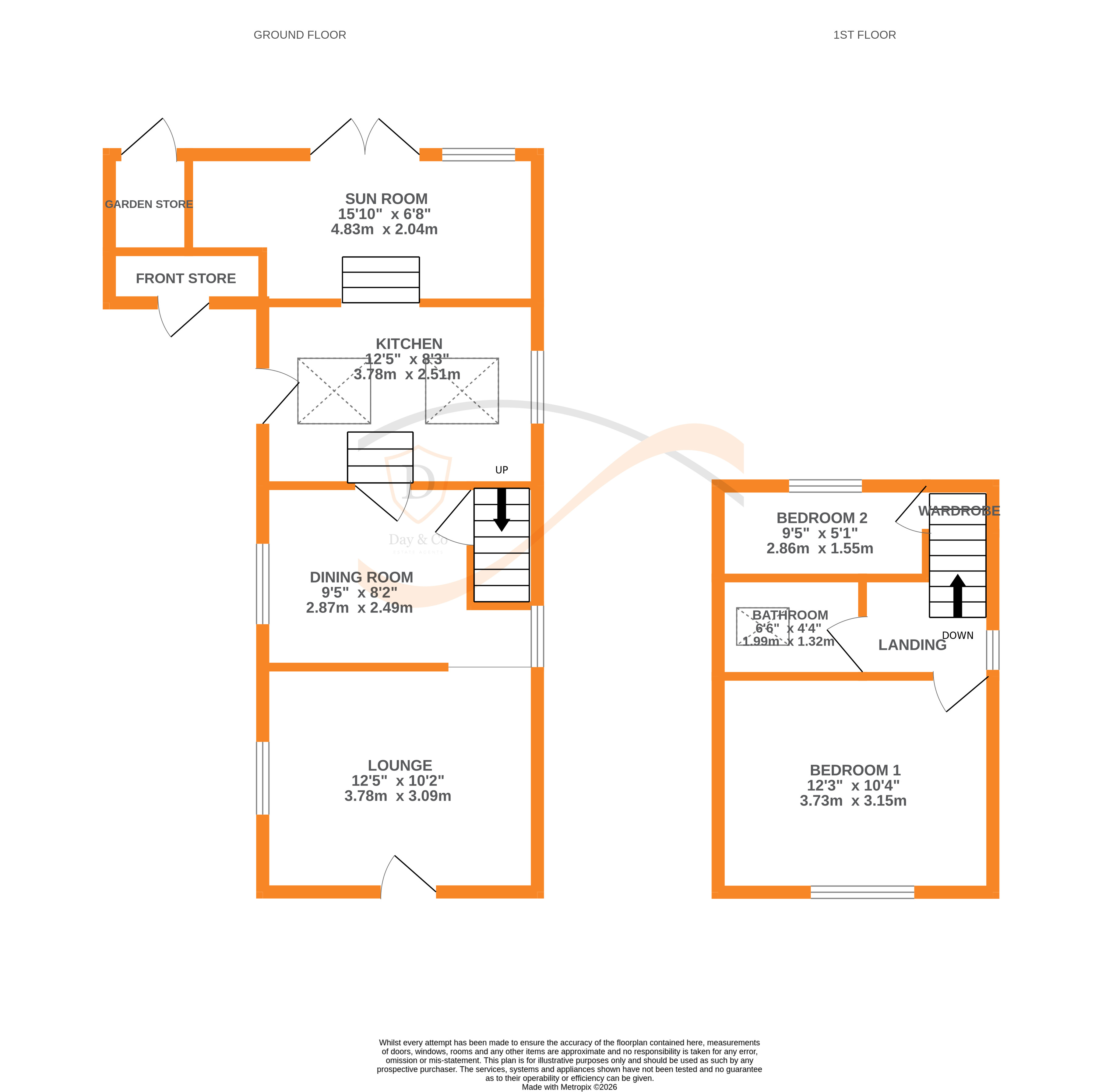 Floorplans For Skipton Road, Keighley, West Yorkshire
