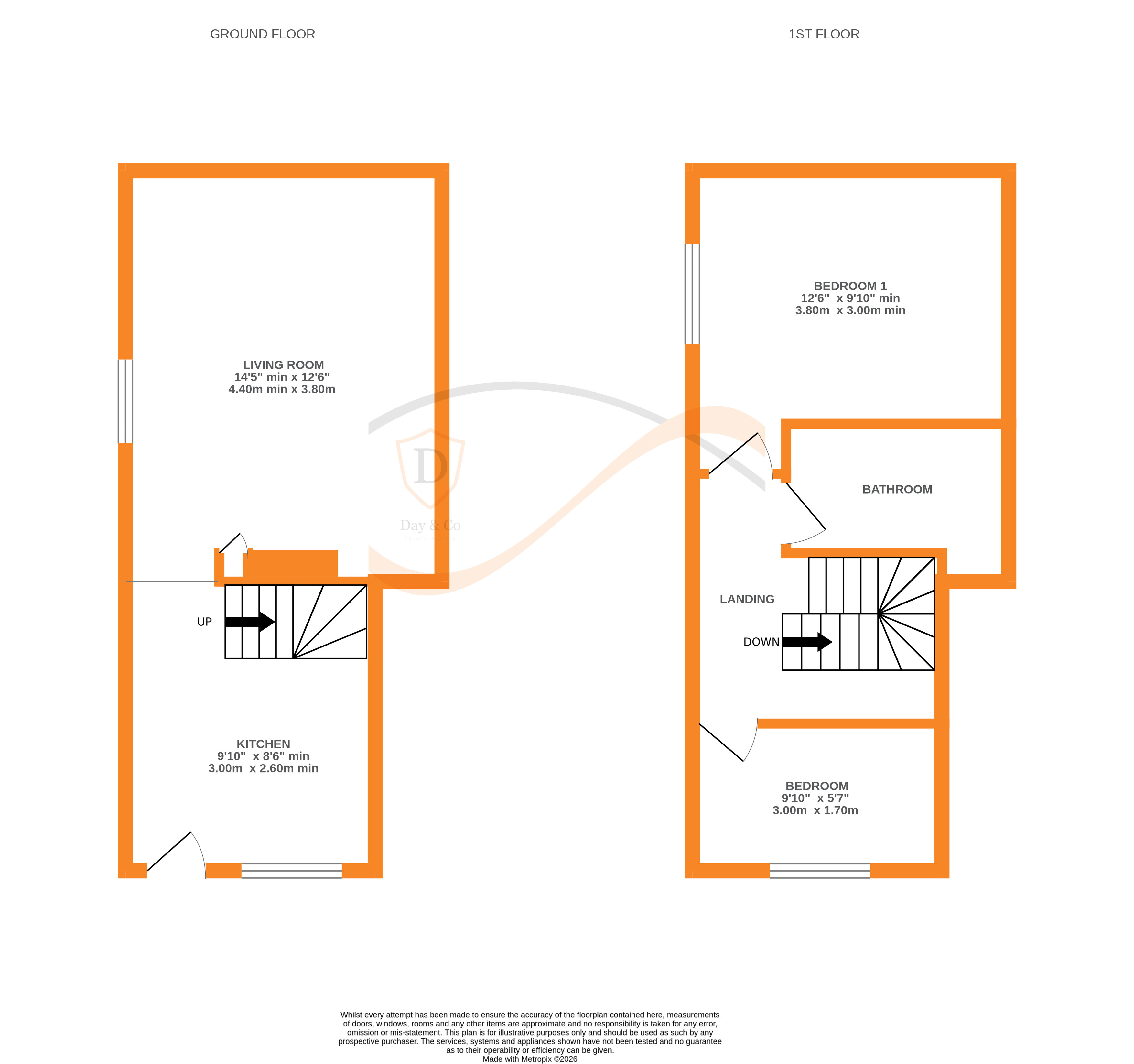 Floorplans For Oakworth, Keighley, West Yorkshire